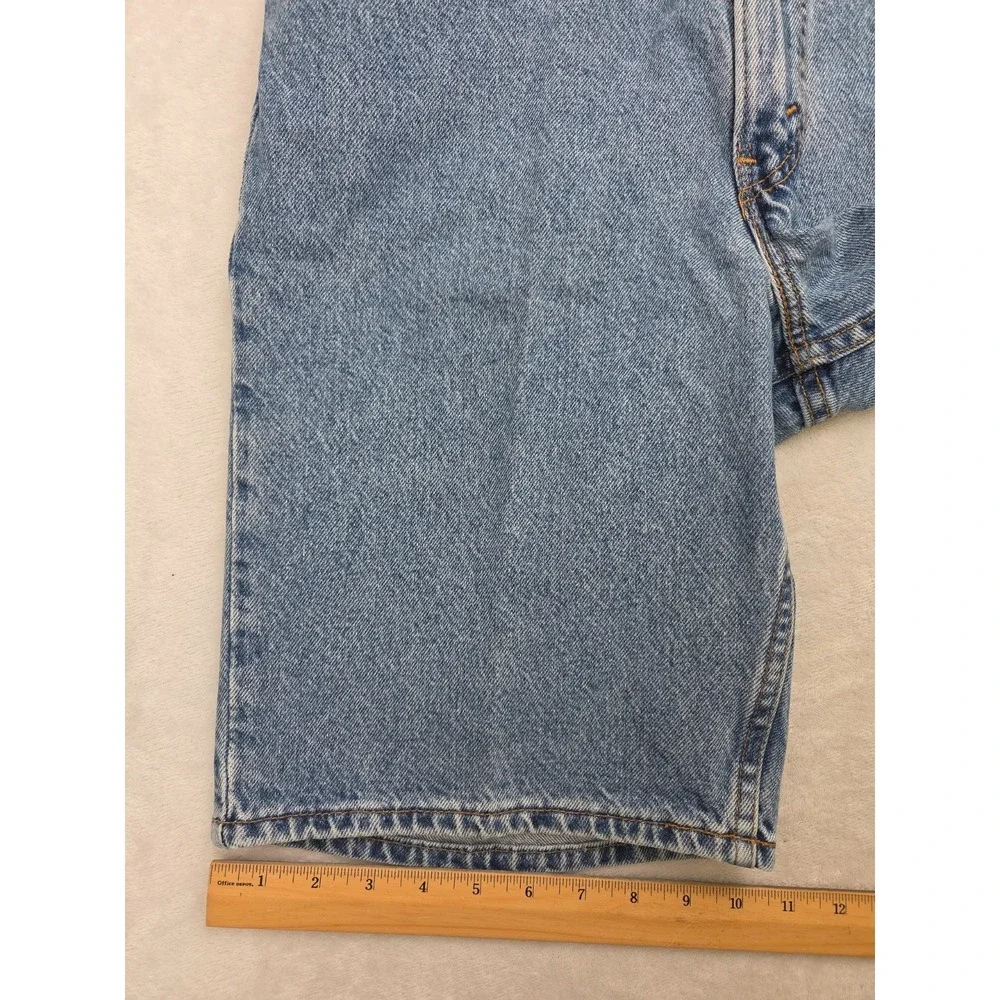 90s Orange Tab‎ Levi's 550 USA Made Men's Denim Jean Shorts Vintage Relaxed 34